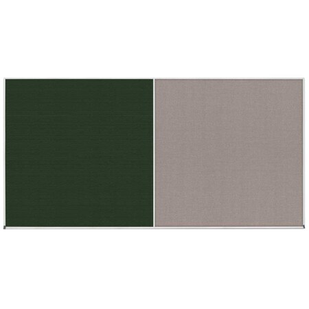 United Visual Products Enclosed Corkboard, 1 Door, 48"x36", 4" Fra UV3416-BLACK-AMETHY